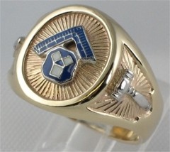 Pennsylvania Past Master Rings, 10KT or 14KT  GOLD, Solid Back #1049